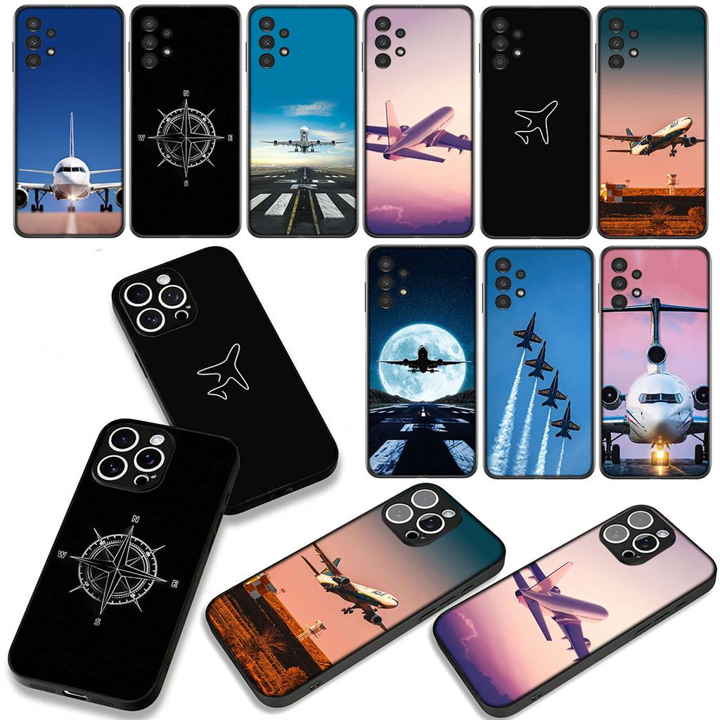 Phone Cover for Xiaomi Poco X7 X6 X5 F7 F6 F8 Ultra F5 M6 M7 M8 Pro C85 C75 C65 C71 C61 Case Aircraft Airplane Plane Fly Travel