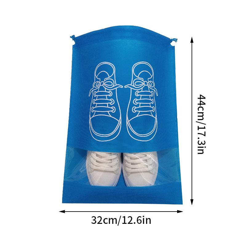 Portable Shoe Storage Bags Travel Shoe Cover Pouch Waterproof Pocket Unisex Zipper Organizer Bag Moistureproof Shoe Storage Pack
