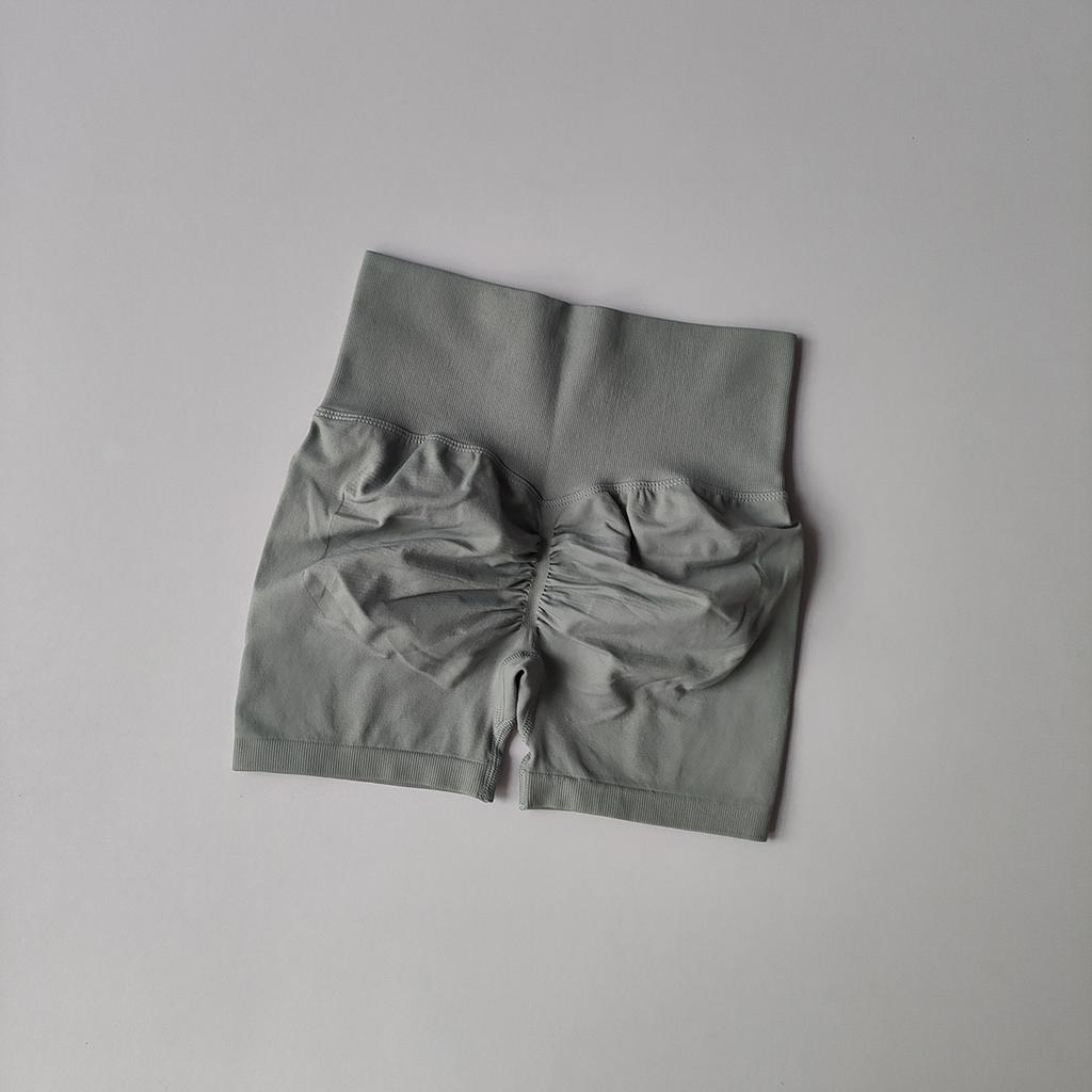 High Waist Women's Sports Shorts Leggings Butt Lifting Slimming Running Training Fast Drying Fitted Three Inch Workout Pants