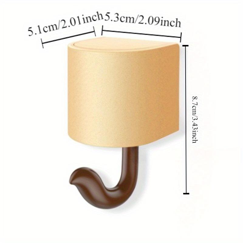 Creative Home Decor Cartoon Animal Squirrel Head Hiding Storage Bathroom Kitchen Hanging Hook Pasting Wall Hooks