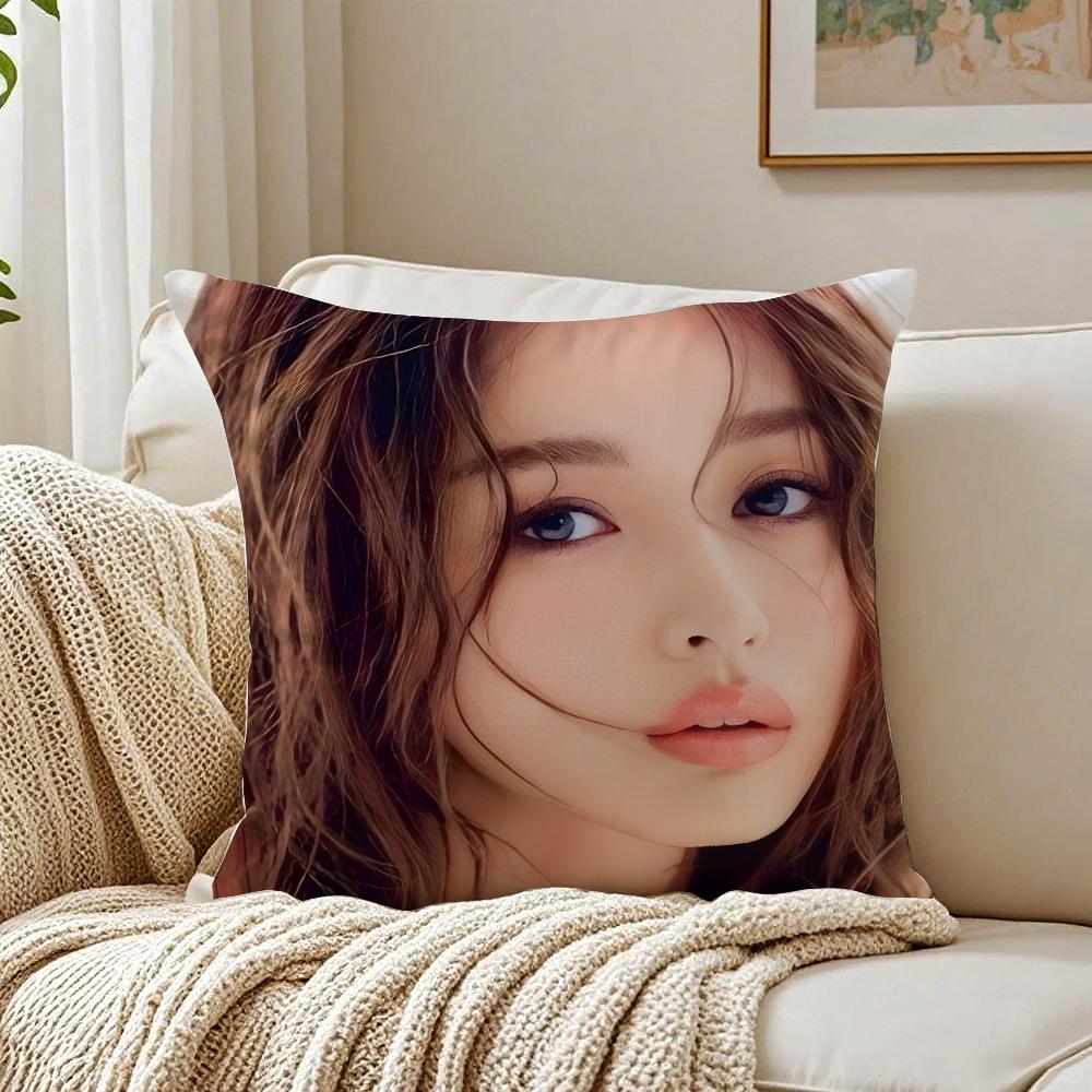 Schauspielerin charmant SSatomi Ishihara Kissenbezug Kissenbezug Milbenschutz Wohnzimmer Sofa Dekor Kissen Raum