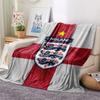 England football Printed Flannel Blanket, soft throw for bedroom sofa, washable,soccer fan merchandise, great gift.