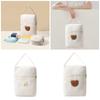 Cute Bear Themed Mom Bag Diaper Organiser Case Canvas Handbag with Spacious Compartments for Infant Essential