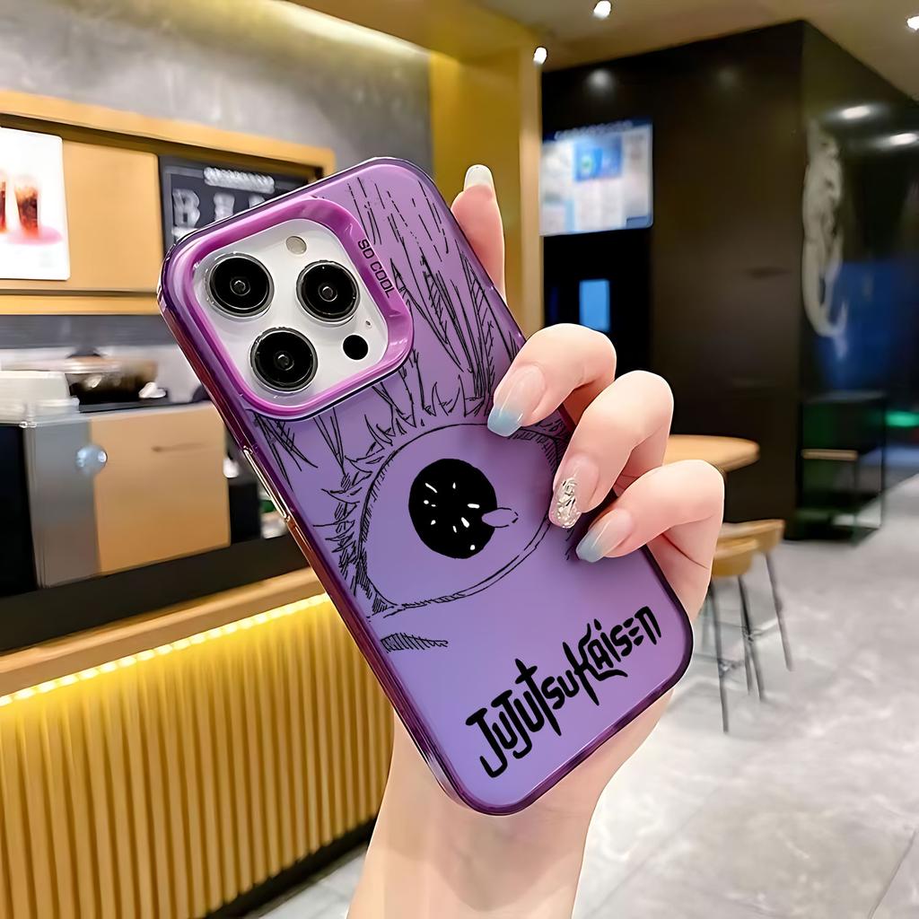Black Anime Jujutsu Kaisen Phone Case for Xiaomi Redmi Note 7 8 9 9S 10 11 12 13 14 Pro Plus 4G 5G Anti Fall Matte Back Cover