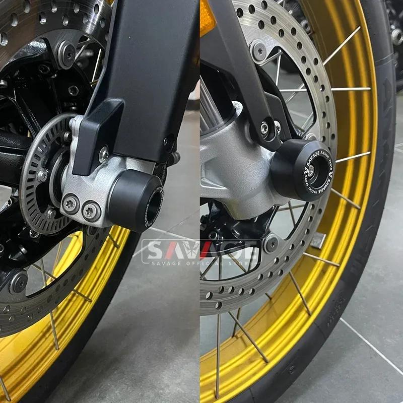 For BMW F900GS F850GS/ADV F750GS Motorcycle Front Fork Axle Slider Rear Wheel Swingarm Crash Protector F 750 800 850 900 GS