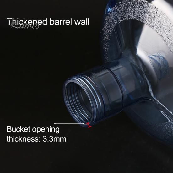 Caraffa per Acqua di Grande Capacità con Manico e Tappo, Erogatori Riutilizzabili, Secchio di Ricambio in Plastica per Alimenti, Bottiglia Trasparente per Casa Ufficio