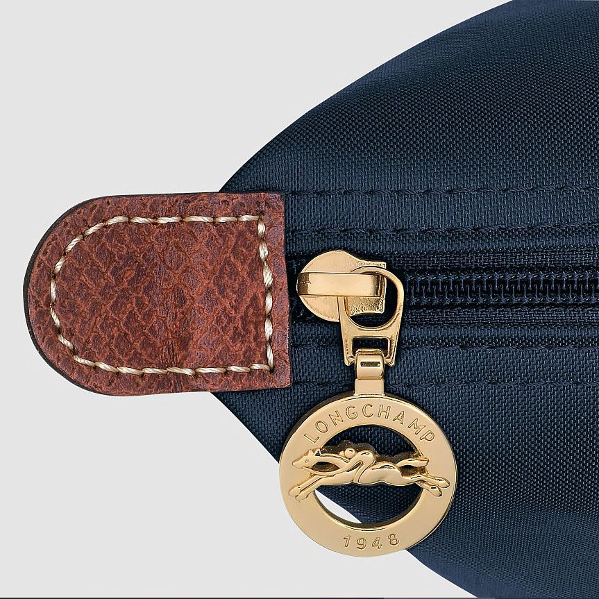 Longchamp Le Pliage Original Textured Logo Adjustable Wide Shoulder Strap Recycled Polyamide Fiber Tote Backpack Women backpack Navy-Blue 10284089P68