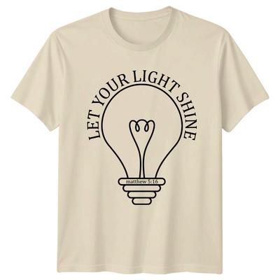 Let Your Light Shine Matthew 516 Christian Faith TShirt