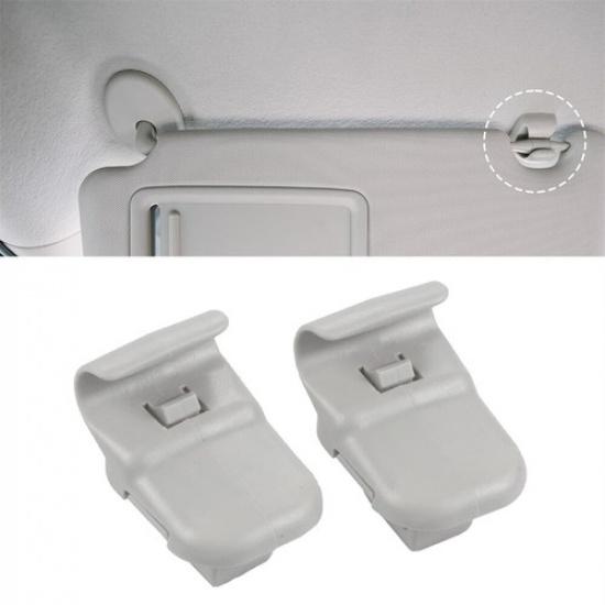 2pcs Car Sun Visor Clips Plastic LC62-69-261B-75 For Mazda 3 5 6 CX-7 CX-9 RX-8