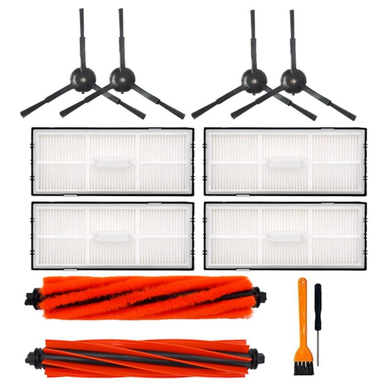 

LITE-12PCS For Roborock Roborock S8 S8+ S8 Pro Ultra S8 Plus Robot Vacuum Cleaner Parts Dual Main Side Brush HEPA Filter