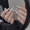 5D Relief Halloween Spider Nails Sticker Black Spiders Cobweb Embossed Diy Manicure Decals
