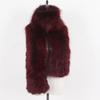 Hot Sell Ladies Long Style Genuien Fox Fur Scarf Women Knitted Fluffy Real Fox Fur Scarves Winter Keep Warm Fur Real Wraps