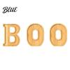Creative Food Presentation 3Pcs Halloween BOO Letters Fruit Tray Large Fillable Candy Server Snacks Spooky Dessert Tray Cookies Platter Serving