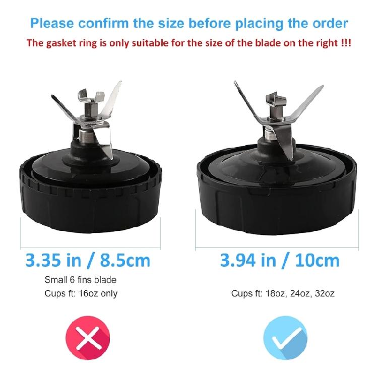 10cm White Rubber Sealing Gaskets Adapter Replacement Part for CT680 BL456-30 BL480 BL681A BL682 BL640 Juicer Blender Seal