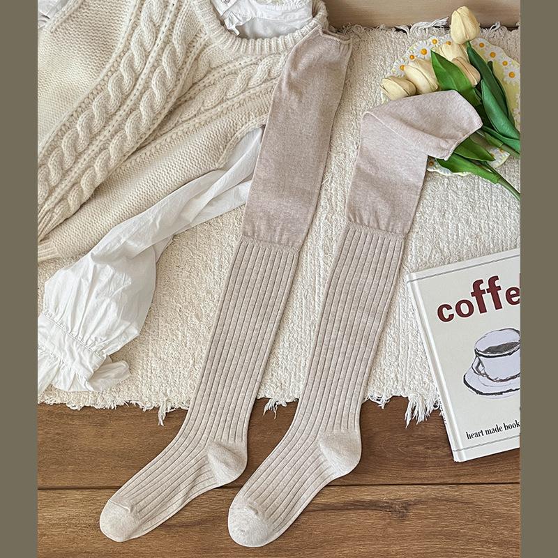 

Maillard Stockings Women s Autumn and Winter Solid Color Over-the-Knee Socks Skinny High Stockings with Boots Stacking Socks One size fits all