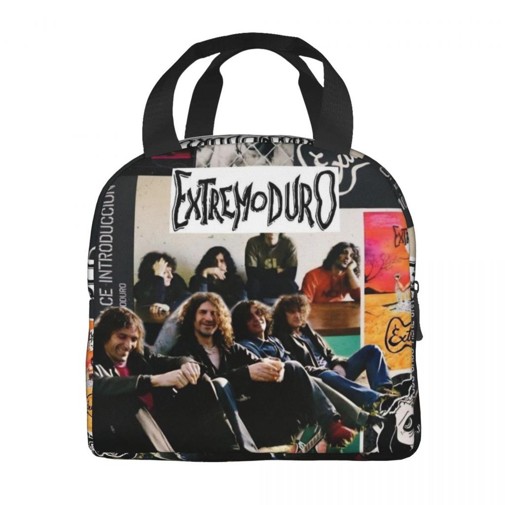 Extremoduro Album Rock Band Thermal Insulated Lunch Bags for Travel Portable Food Bag Container Thermal Cooler Lunch Boxes