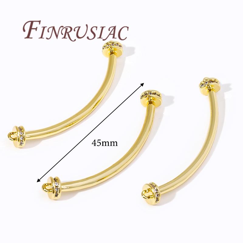 18K Gold Plated Locks For Jewelry,Bracelets Connectors Clasps,DIY Necklace Making Accessories,Clasp For Jewelry