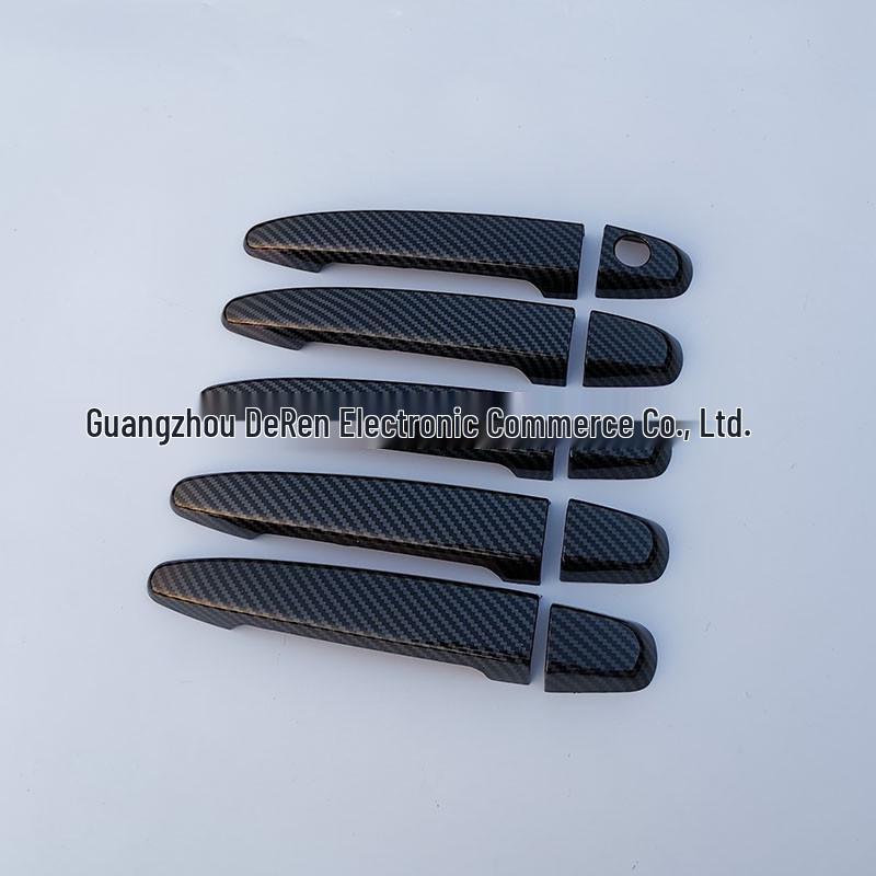 Carbon Fiber Handle Cover for 2003-2009 Toyota Prado FJ120 Exterior Door Handles