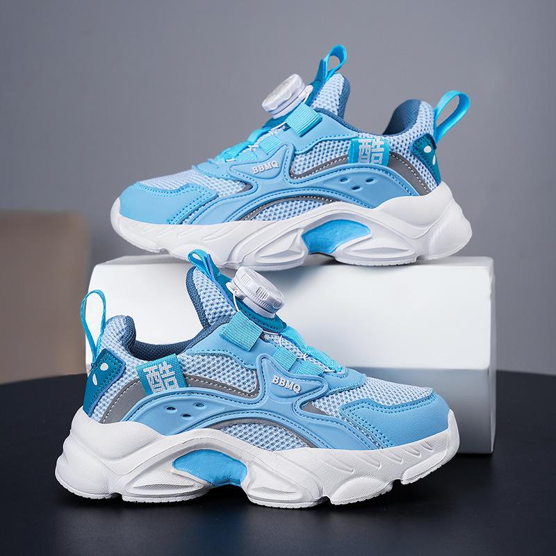 Boys' shoes 2025 spring and autumn new middle-aged and older children's sports shoes girls' mesh breathable student casual shoes