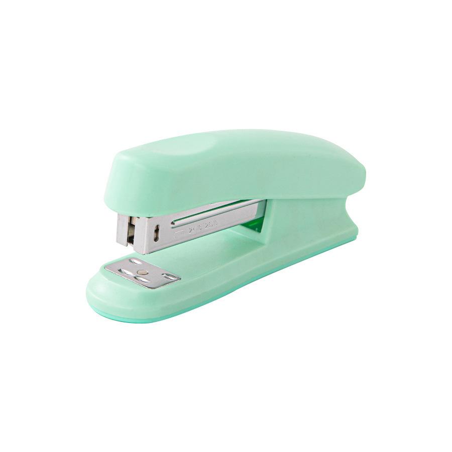 Macaron Color Effort-Saving Medium Stapler No. 12: Portable High-Performance Stationery for Office & Students