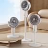 Standing Fan 180 Degree Manual Vertical Oscillating Fan Quiet Floor Fan with Remote Adjustable Height 5 Speeds 8H Timer for Home Bedroom