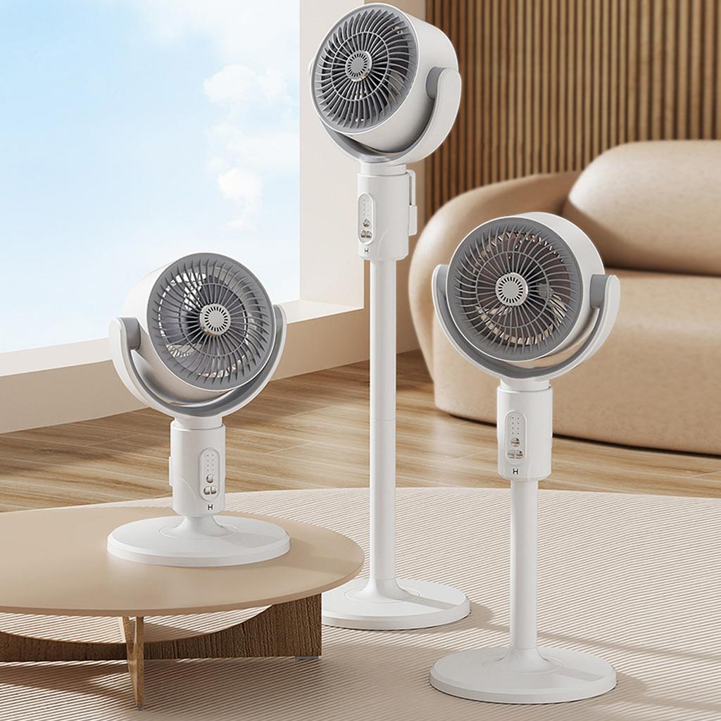 Standing Fan 180 Degree Manual Vertical Oscillating Fan Quiet Floor Fan with Remote Adjustable Height 5 Speeds 8H Timer for Home Bedroom
