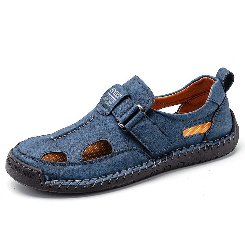 

Men s Sandals - Outdoor Hiking, Beach Shoes with Soft Sole and Anti-slip Properties 38 синий