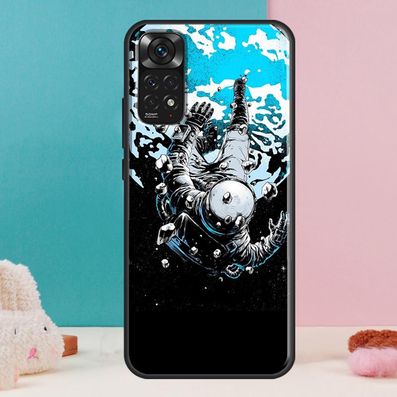 Moon Stars Space Case For Xiaomi Redmi Note 14 12 11 9 10 13 Pro 9S 10S 11S 12S Redmi 13C 10C 12C 14C Cover