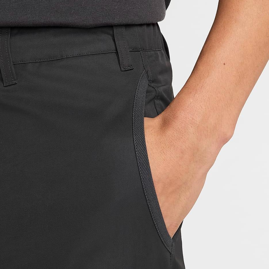 Nike Tech Woven Loose Fit Straight Leg Fashion Versatile Waterproof Casual Pants Men Bottoms Black FZ0711060