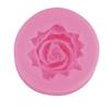 3D Blomma Bloom Rosform Silikonfondant Tvålkaka Bakning Gelé Godis Dekorationsformar Choc B9J6