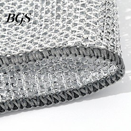 Oil-resistant Dishcloth 2Pcs Cleaning Cloth Labor-saving Wire Dishcloths Fine Hole For Pots Design Stove Pot Rag for Home Kitchen Quick-drying