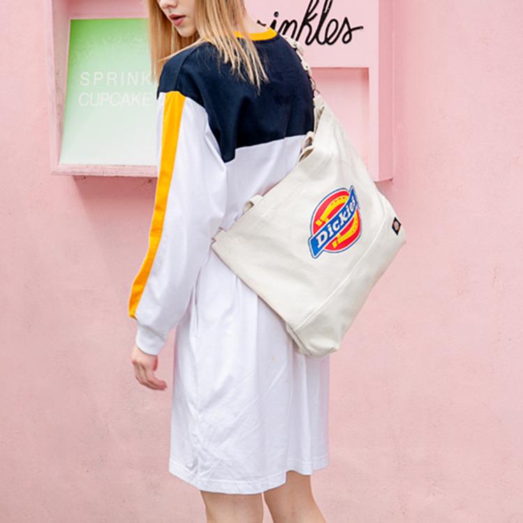Dickies Yam Fabric Canvas Bag, Handbag, Shoulder Bag, Crossbody Bag Regular Unisex Ecru 192U90LBB31WH02