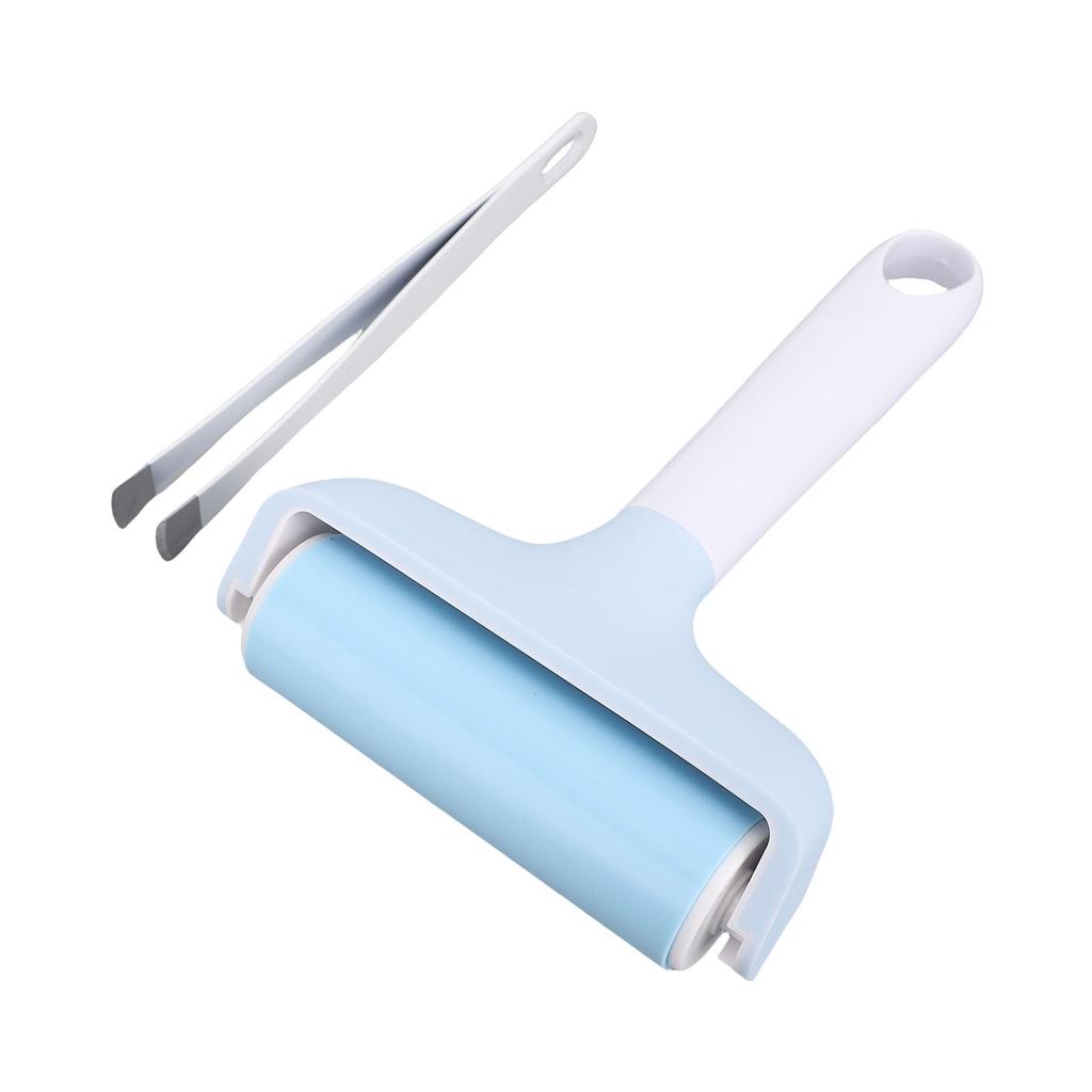 Brayer Roller Tweezers Set Multifunctional Brayer Roller Mat Remover Tool Set for Inkjet Paper Cardstock Kraft Paper