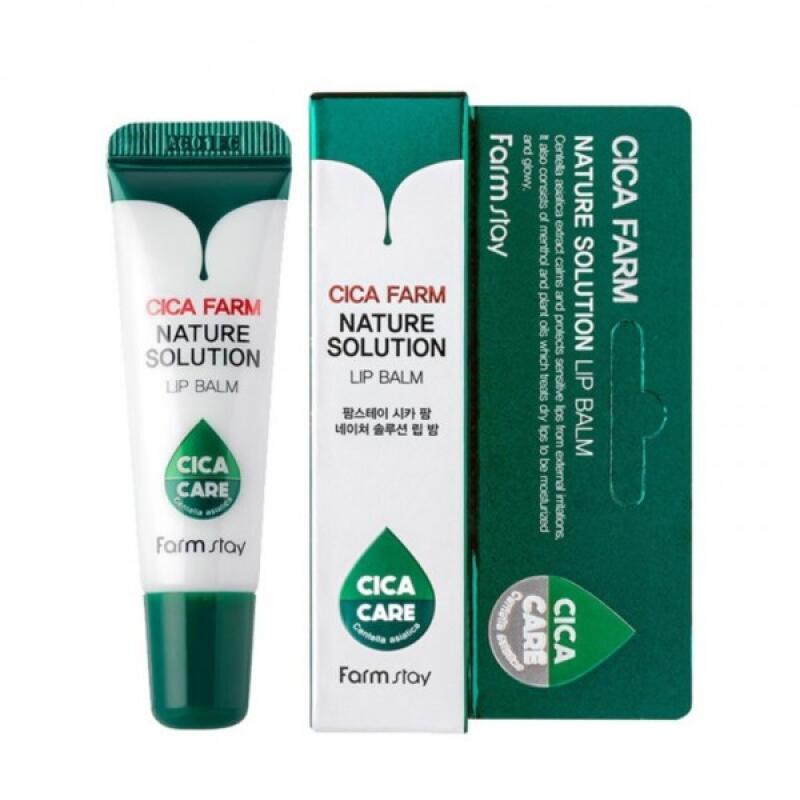 Moisturizing Lips Cica Palm Nature Solution Lip Balm 10g