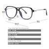 Fashion Style Glasses Frame High Quality Korean Style Men'S Glasses Rivets Decoration Blue Light Blocking Women Glass