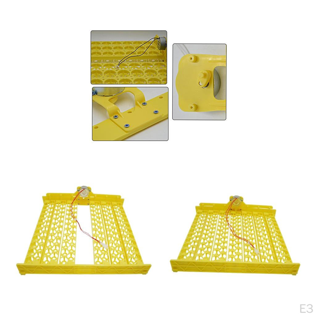 132/154 Egg Turner Tray For Poultry Hatching DC110V Yellow