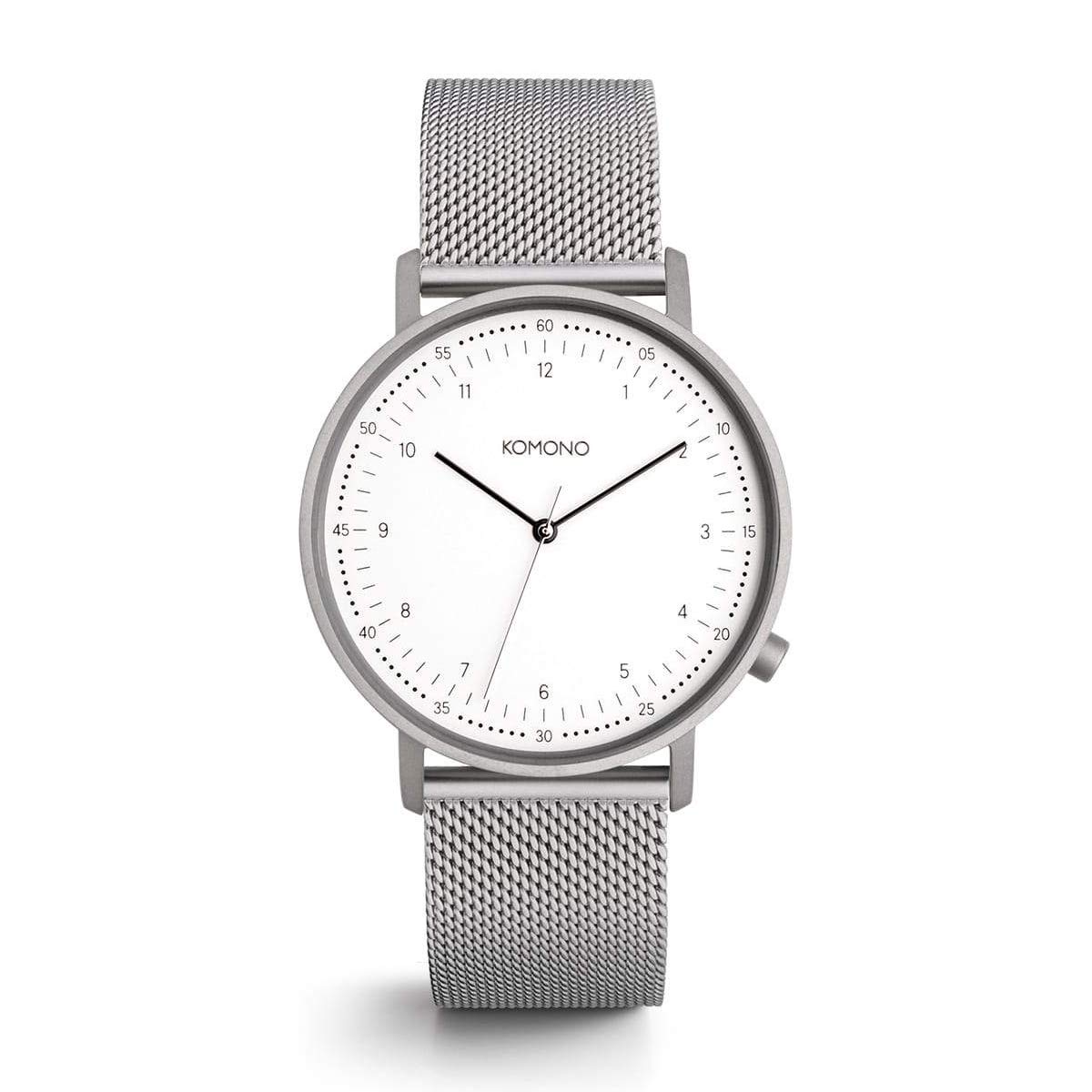 

Komono Watch Unisex Lewis Silver Mesh [KOMONO] Мужские / [LEWIS] KOM-W4060 [Авторизованный дилер]