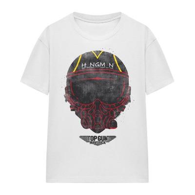 Top Gun Unisexowy T-shirt z hełmem wisielca dla dorosłych