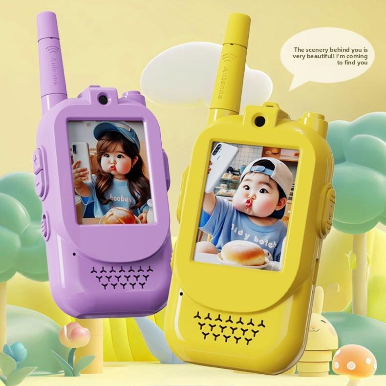 Childrens Video Walkie Talkie With Long Battery Life For Outdoor Play And Kids Interaction