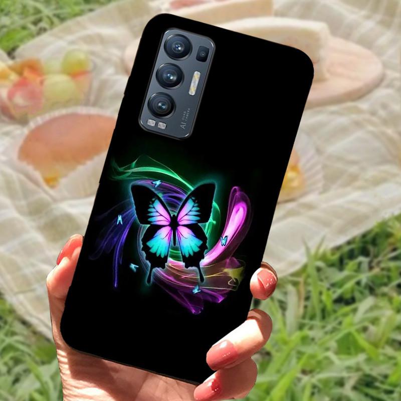 For OPPO Find X3 Neo Case Cover Silicone Soft Marble Black Bumper Funda Coque for Oppo Find X3 Lite Protective Capa FindX3 Neo