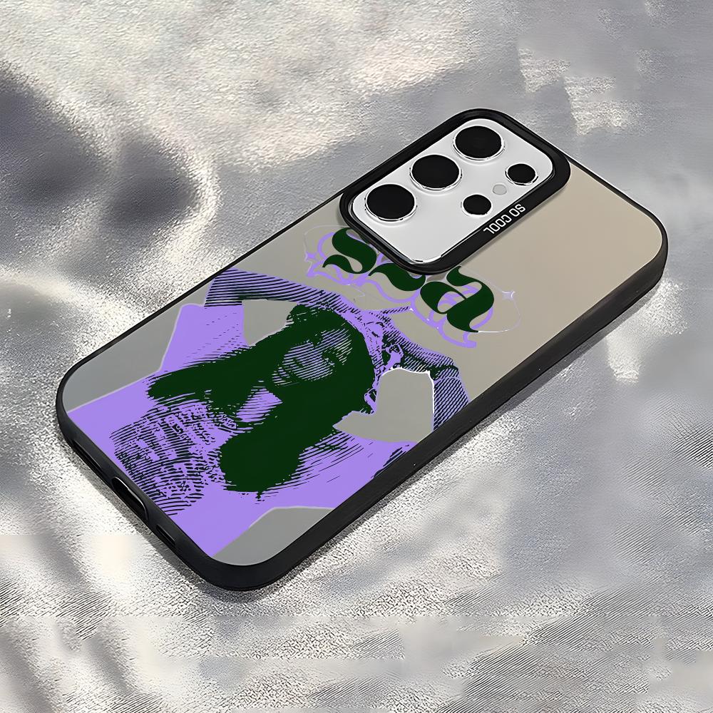 Saturn Singer S-SZA Handyhülle für Samsung Galaxy S25 Edge S24 S23 S22 S21 S20 Ultra Funda Silikon Silberne Abdeckung