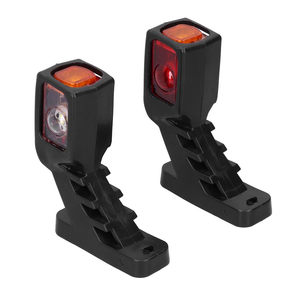 Paar 1224V 9LED Seitenmarkierungsleuchte Gelb Weiß Rot Farben Externe Lampe für LKW Anhänger