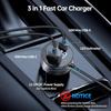 Starlink Mini Car Adapter 12V-24V with PD 45W+USB 18W, 10FT Cable | Starlink Mini Car Charger Cigarette Lighter Adapter with Digital Display, Durable
