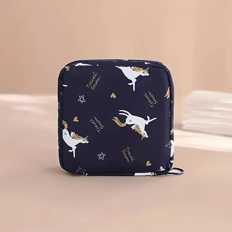 Sanitary Napkin Storage Bag Travel Cosmetic Bag Waterproof Toiletries Storage Bag High Quality Ladies Essential Bathroom Hook To