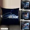 Stellar B-Blade Game Cushion Cover Natural Linen Organic Fabric Double-Sided Printing Sofa Home Decor Gift Pillow Case