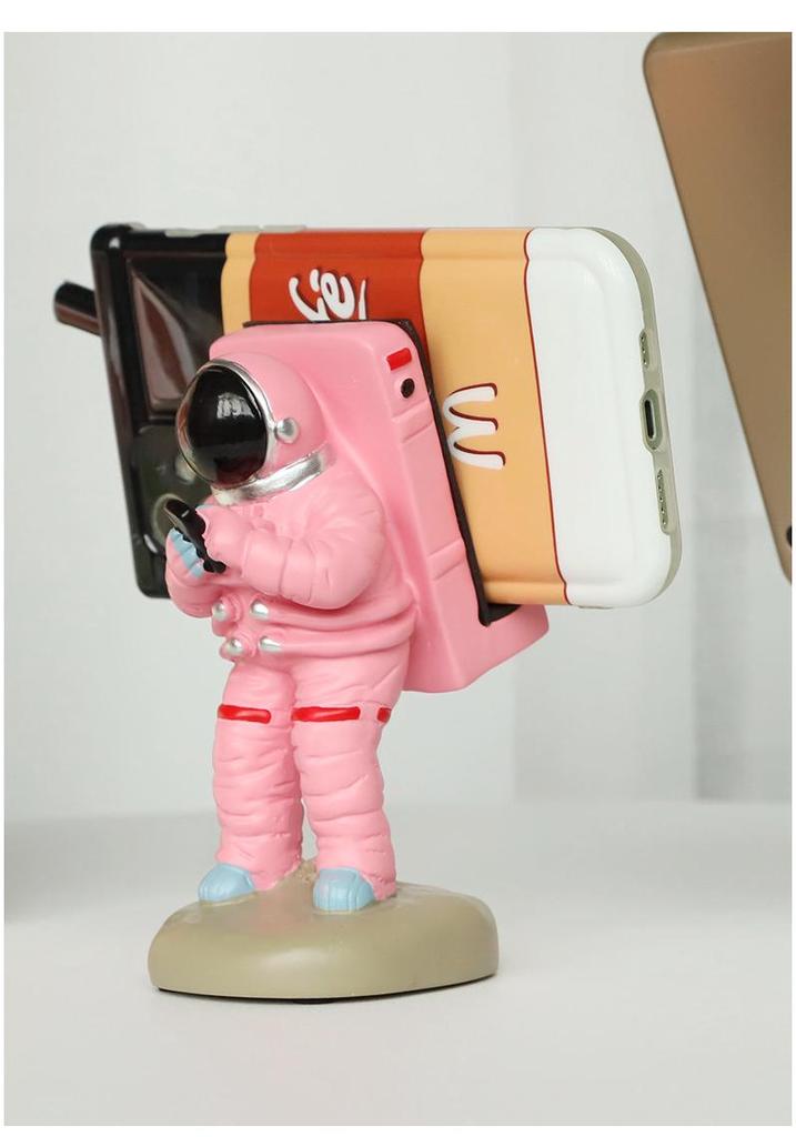 Resin Astronaut Phone Holder & Desktop Ornament