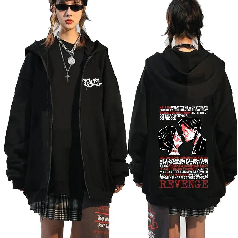 

Толстовка з капюшоном My Chemical Romance Mcr Dead на блискавці Black Parade Punk Emo Rock Толстовка на блискавці Чоловіча мода Вінтажні толстовки в стилі хіп-хоп L
