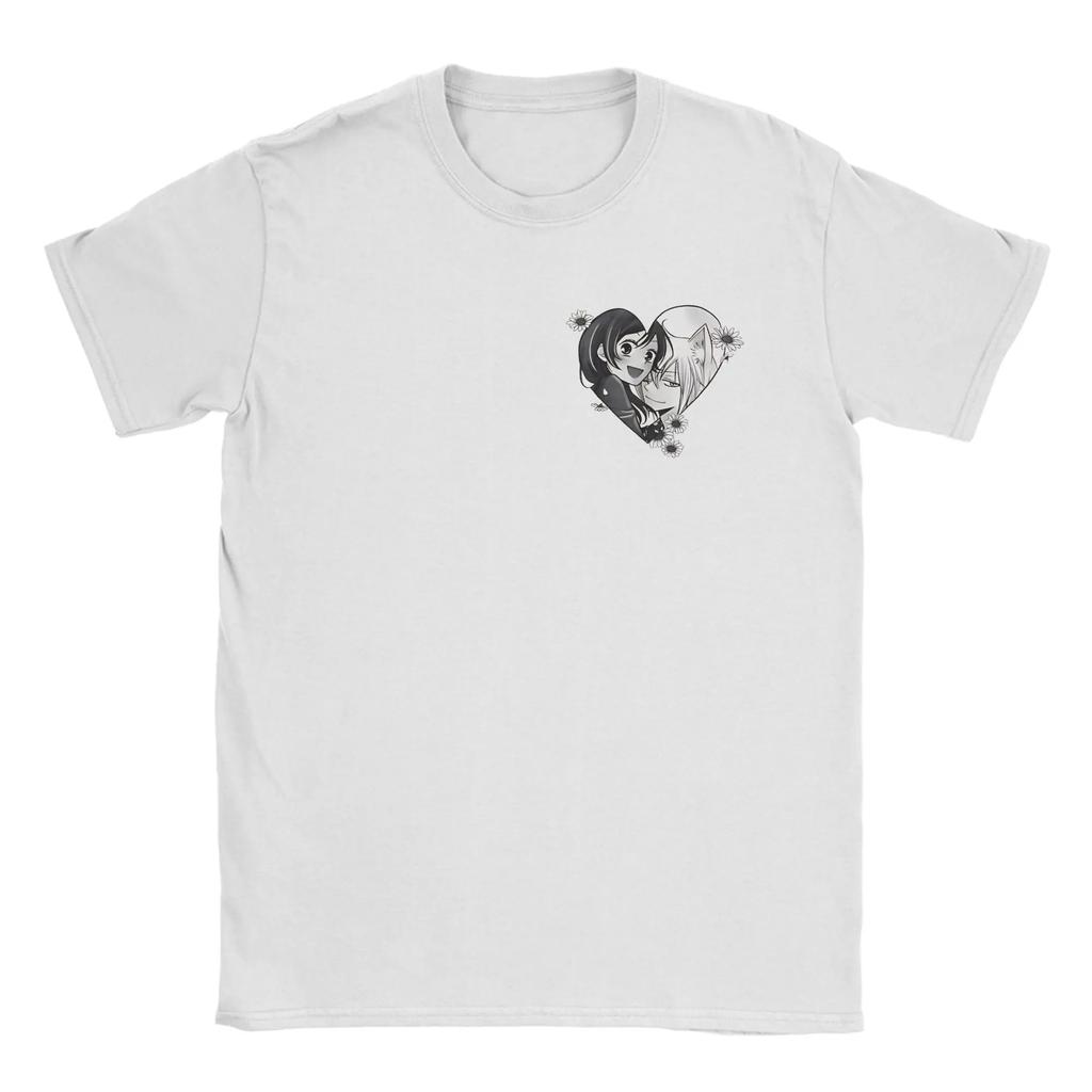 Tomoe and Nanami T-Shirt Summer Kamisama Kiss Pure Cotton T Shirts for Man Harajuku Print Tee Shirt Short Sleeve Y2K Funny Tops