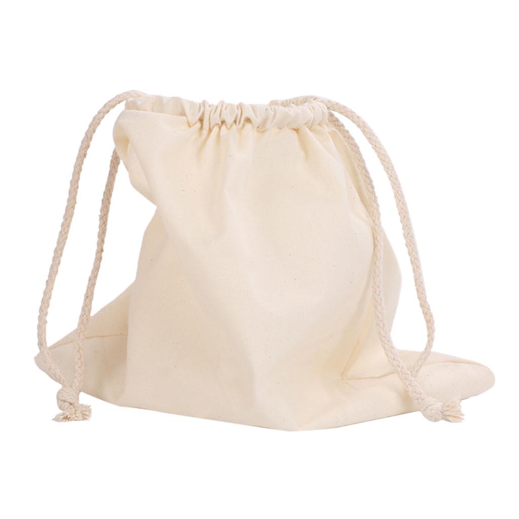 

Хлопковая сумка на шнурке, сумка для покупок из супермаркета, хлеба, фруктов и овощей