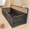 Non Drill Bathroom Shelf Self Adhesive Toiletries Organizer Convenient Storage Basket  Vanity Shelf